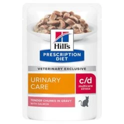 Hill's C/d Prescription Diet Urinary Stress Sobres Comida Húmeda Para Gatos -Ofertas Mascotas Tienda 79026 pla hills prescriptiondiet cd urinarystress salmon hs 01 5