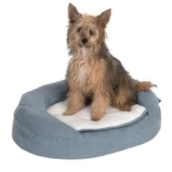 Cama Ortopédica Memory Ovalada Gris -Ofertas Mascotas Tienda 79216 memory oval grau fg 6660 7