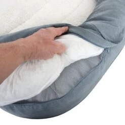 Cama Ortopédica Memory Ovalada Gris -Ofertas Mascotas Tienda 79216 memory oval grau fg 6680 8