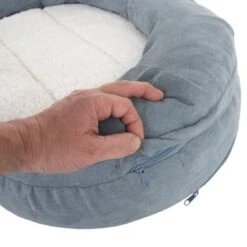 Cama Ortopédica Memory Ovalada Gris -Ofertas Mascotas Tienda 79216 memory oval grau fg 6682 4