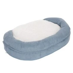Cama Ortopédica Memory Ovalada Gris -Ofertas Mascotas Tienda 79217 pla memory oval grau fg 6549 0
