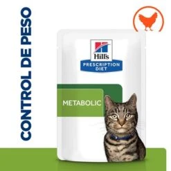 Hill's Metabolic Prescription Diet Control De Peso Sobres Para Gatos