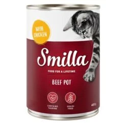 Smilla Tierno Vacuno - Pack De Prueba -Ofertas Mascotas Tienda 80197 pla smilla beefpot chicken 400g 9