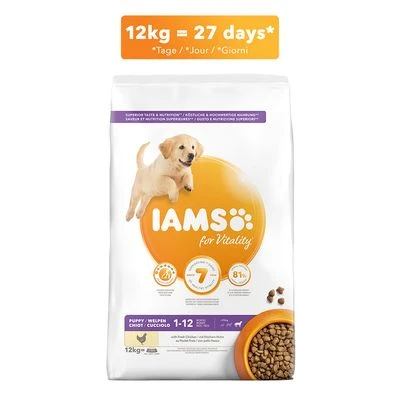 IAMS For Vitality Puppy & Junior Large Con Pollo Fresco 3 IAMS For Vitality Puppy & Junior Large Con Pollo Fresco - Imagen 3