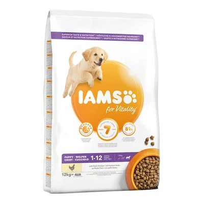 IAMS For Vitality Puppy & Junior Large Con Pollo Fresco 1 IAMS For Vitality Puppy & Junior Large Con Pollo Fresco