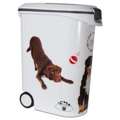 Contenedor De Pienso Curver Para Perros -Ofertas Mascotas Tienda 83829 pla dog feed box 20 hs 04 794037 e 01 1