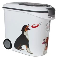 Contenedor De Pienso Curver Para Perros -Ofertas Mascotas Tienda 83897 pla dog feed box 12 hs 03 794036 e 01 6