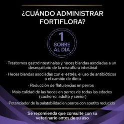 Purina Pro Plan FortiFlora Canine Probiotic Complemento Alimenticio Para Perros -Ofertas Mascotas Tienda 8445290041111 4 modo de empleo 2