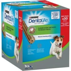 PURINA Dentalife Snacks Dentales Para Perros Pequeños (7-12 Kg) -Ofertas Mascotas Tienda 982205 front of box 9