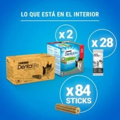 PURINA Dentalife Snacks Dentales Para Perros Medianos (12-25 Kg) -Ofertas Mascotas Tienda 982206 what s inside medium1 es 1 2 9