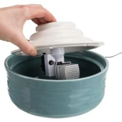 Bebedero Fuente Trixie Vital Falls De Cerámica -Ofertas Mascotas Tienda 98396 trixie trinkbrunnen vital falls keramik hs 06 9