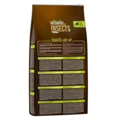 Greenwoods Insects Insectos Con Patata, Guisante Y Habas -Ofertas Mascotas Tienda greenwoods dog insects 12kg back 1000x1000 1