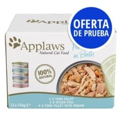 Applaws En Caldo 12 X 156 G Latas Para Gatos - Pack De Prueba
