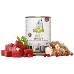 Isegrim Adult 6 X 400 G Comida Húmeda Para Perros -Ofertas Mascotas Tienda isgerim hirsch 6