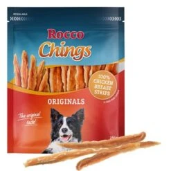 Megapack Rocco Chings Originals Láminas De Carne Para Perros 15 X 250 G -Ofertas Mascotas Tienda originals chicken strips 7