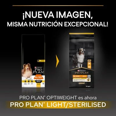 Purina Pro Plan All Sizes Adult Light Sterilised Pollo 4 Purina Pro Plan All Sizes Adult Light Sterilised Pollo - Imagen 4