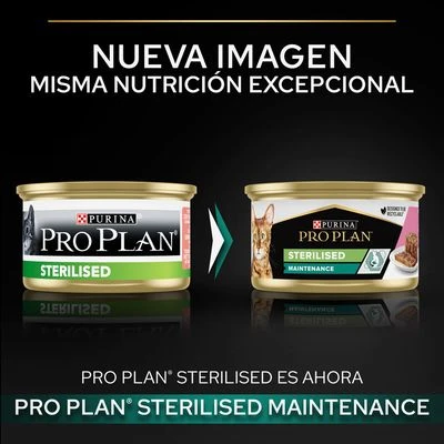 Purina Pro Plan Sterilised 24 X 85 G En Latas 3 Purina Pro Plan Sterilised 24 X 85 G En Latas - Imagen 3