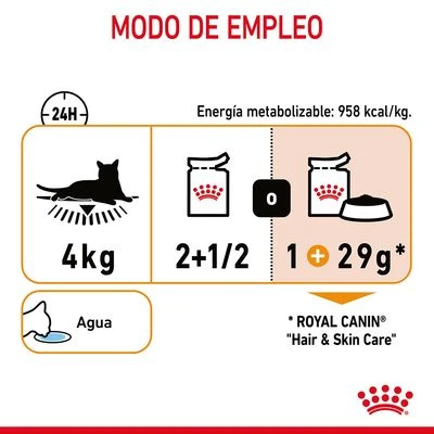 Royal Canin Hair & Skin Care En Salsa 7 Royal Canin Hair & Skin Care En Salsa - Imagen 7