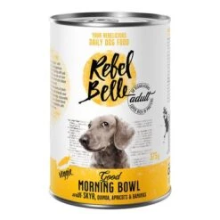 Rebel Belle Adult Comida Vegetariana Y Vegana Para Perros - Pack Mixto 18 Rebel Belle Adult Comida Vegetariana Y Vegana Para Perros - Pack Mixto -Ofertas Mascotas Tienda rebelbelle adult morning 375g 1000x1000 7