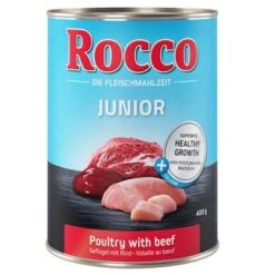 Rocco Junior Pack Ahorro 24 X 400 G -Ofertas Mascotas Tienda rocco junior poultrybeef 400g 1000x1000 8