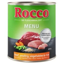 Pack Mixto De Prueba: Rocco Menú 6 X 800 G -Ofertas Mascotas Tienda rocco menu beefpoultry 800g 1000x1000 0