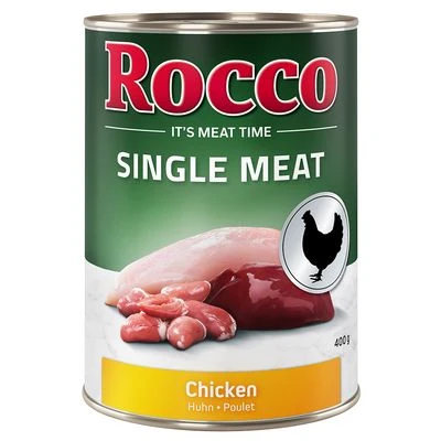 Rocco Single Meat 6 X 400 G Comida Húmeda Para Perros 2 Rocco Single Meat 6 X 400 G Comida Húmeda Para Perros - Imagen 2