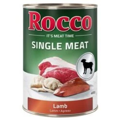 Rocco Single Meat 6 X 400 G Comida Húmeda Para Perros 7 Rocco Single Meat 6 X 400 G Comida Húmeda Para Perros -Ofertas Mascotas Tienda rocco nf singlemeat 400g lamb 1000x1000 2 1