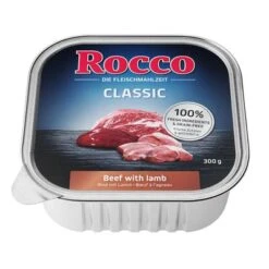 Rocco Classic En Tarrinas 27 X 300 G - Pack Ahorro -Ofertas Mascotas Tienda rocco schalen classic lamm side 1000x1000 5