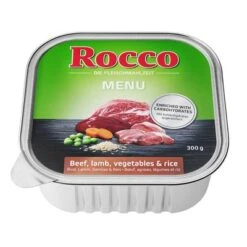 Rocco Menú En Tarrinas 9 X 300 G -Ofertas Mascotas Tienda rocco schalen menue lamm side 1000x1000 4