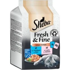 Sheba Fresh & Fine 72 X 50 G - Pack % 25 Sheba Fresh & Fine 72 X 50 G - Pack % -Ofertas Mascotas Tienda thuhnfisch sauce 9