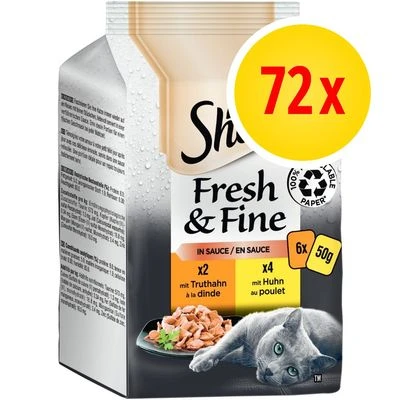 Sheba Fresh & Fine 72 X 50 G - Pack % 1 Sheba Fresh & Fine 72 X 50 G - Pack %