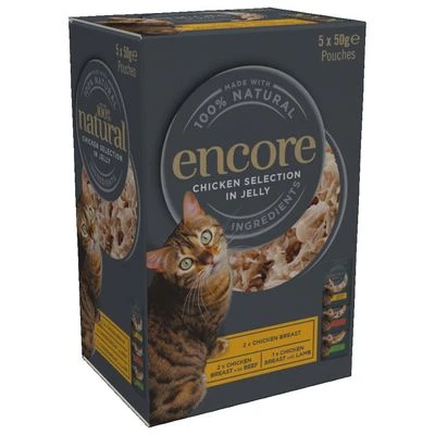 Encore En Gelatina En Bolsitas 20 X 50 G Para Gatos - Pack Ahorro Mixto 3 Encore En Gelatina En Bolsitas 20 X 50 G Para Gatos - Pack Ahorro Mixto - Imagen 3