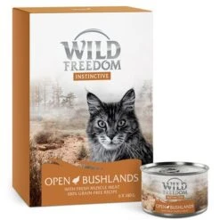 Wild Freedom Instinctive 6 X 140 G En Latas -Ofertas Mascotas Tienda wildfreedom instinctive openbushlands boxcan 140g 1000x1000 1