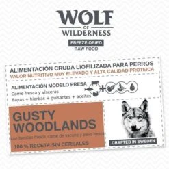 Wolf Of Wilderness Gusty Woodlands Con Vacuno, Bacalao Y Pavo 12 Wolf Of Wilderness Gusty Woodlands Con Vacuno, Bacalao Y Pavo -Ofertas Mascotas Tienda wow board benefits freezedried gusty woodlands de 1000x1000 6