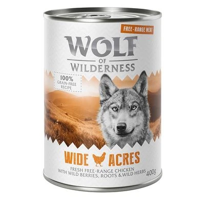 Wolf Of Wilderness Free Range 24 X 400 G - Pack Ahorro 2 Wolf Of Wilderness Free Range 24 X 400 G - Pack Ahorro - Imagen 2