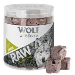 Pack Ahorro 4 X Wolf Of Wilderness RAW Snacks Liofilizados Premium -Ofertas Mascotas Tienda wow raw snacks lamb 1000x1000 4