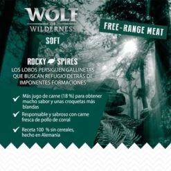Wolf Of Wilderness Soft Rocky Spire Pollo De Corral Y Pintada -Ofertas Mascotas Tienda wow softstrong board benefits rockyspires 1000x1000 es 5