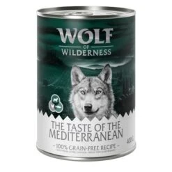 Wolf Of Wilderness The Taste Of 6 X 400 G Pack De Prueba -Ofertas Mascotas Tienda wow tasteof mediterranean 400g 1000x1000 1