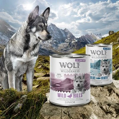 Wolf Of Wilderness Free Range Junior 12 X 400 G - Pack Ahorro - Imagen 2